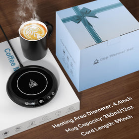 GNIYUIX on-desk setup keeps beverages ready while you work