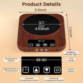 GNIYUIX sourdough starter warmer energy efficiency reduces power usage while heating.