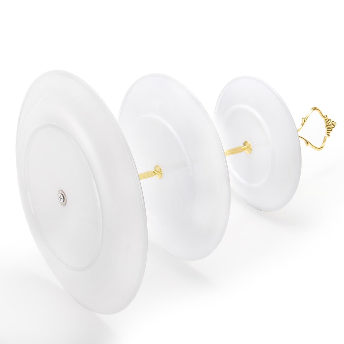 Goaste 10-inch bottom tier anchors a full dessert table.