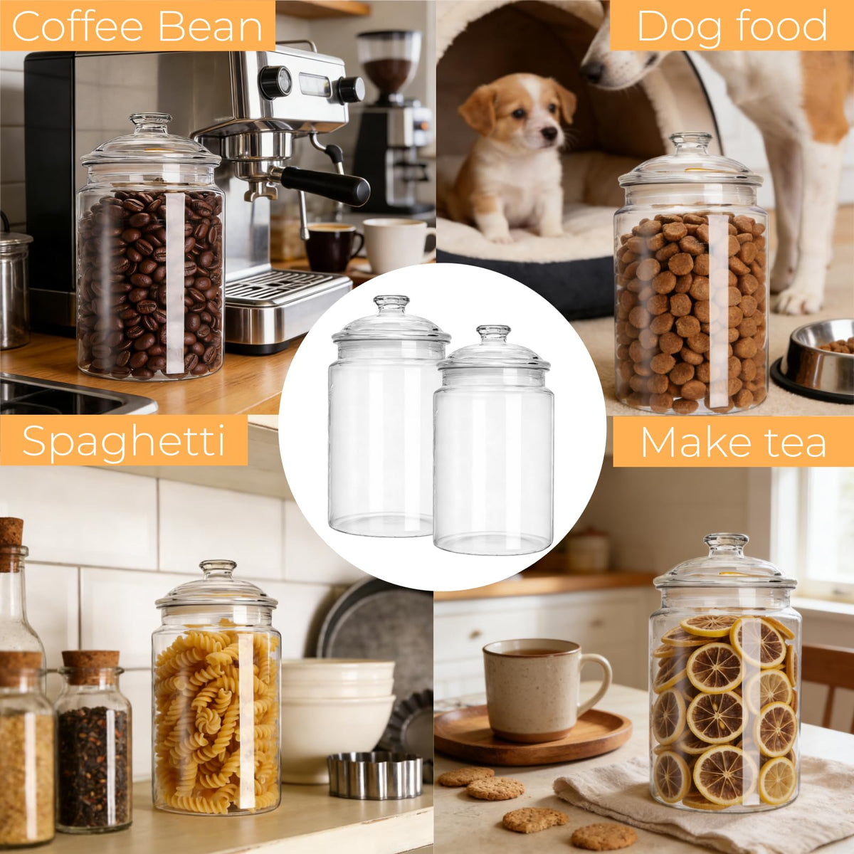 Goaste cookie jar easy to hand wash for durability.