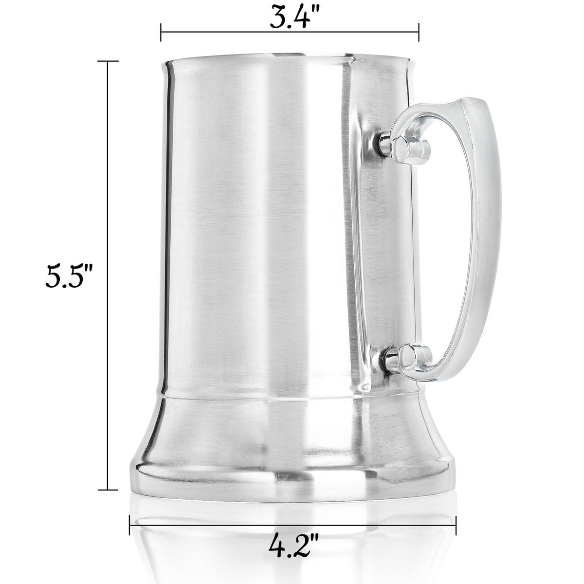 Goaste two-pack tankard mugs set, ideal for entertaining with 20 oz capacity.