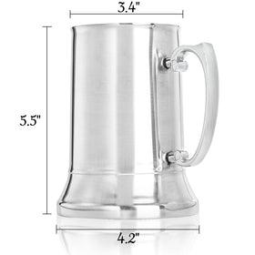 Goaste two-pack tankard mugs set, ideal for entertaining with 20 oz capacity.