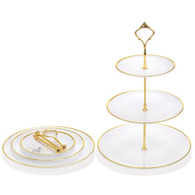Goaste assembled tiered stand shows a clean, space-efficient setup.