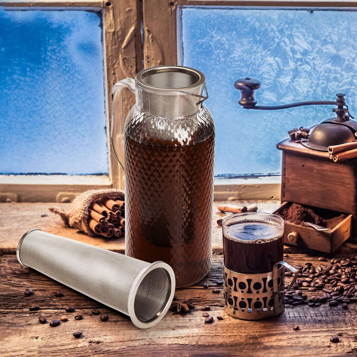 Goaste ultra-fine mesh filters preserve flavor while reducing grounds in every brew.