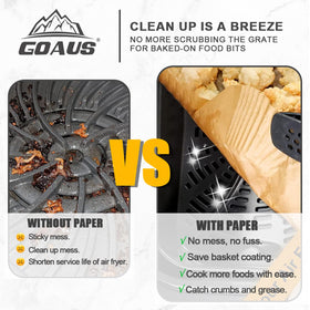 GOAUS doubled liner option for extra-greasy dishes