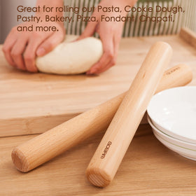 GOBAM Easy to clean rolling pin, hand wash after use.