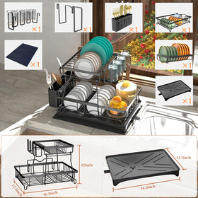 Godboat high-quality metal rack resists rust and scratches.