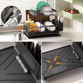 Godboat drying mat included adds extra drying surface.