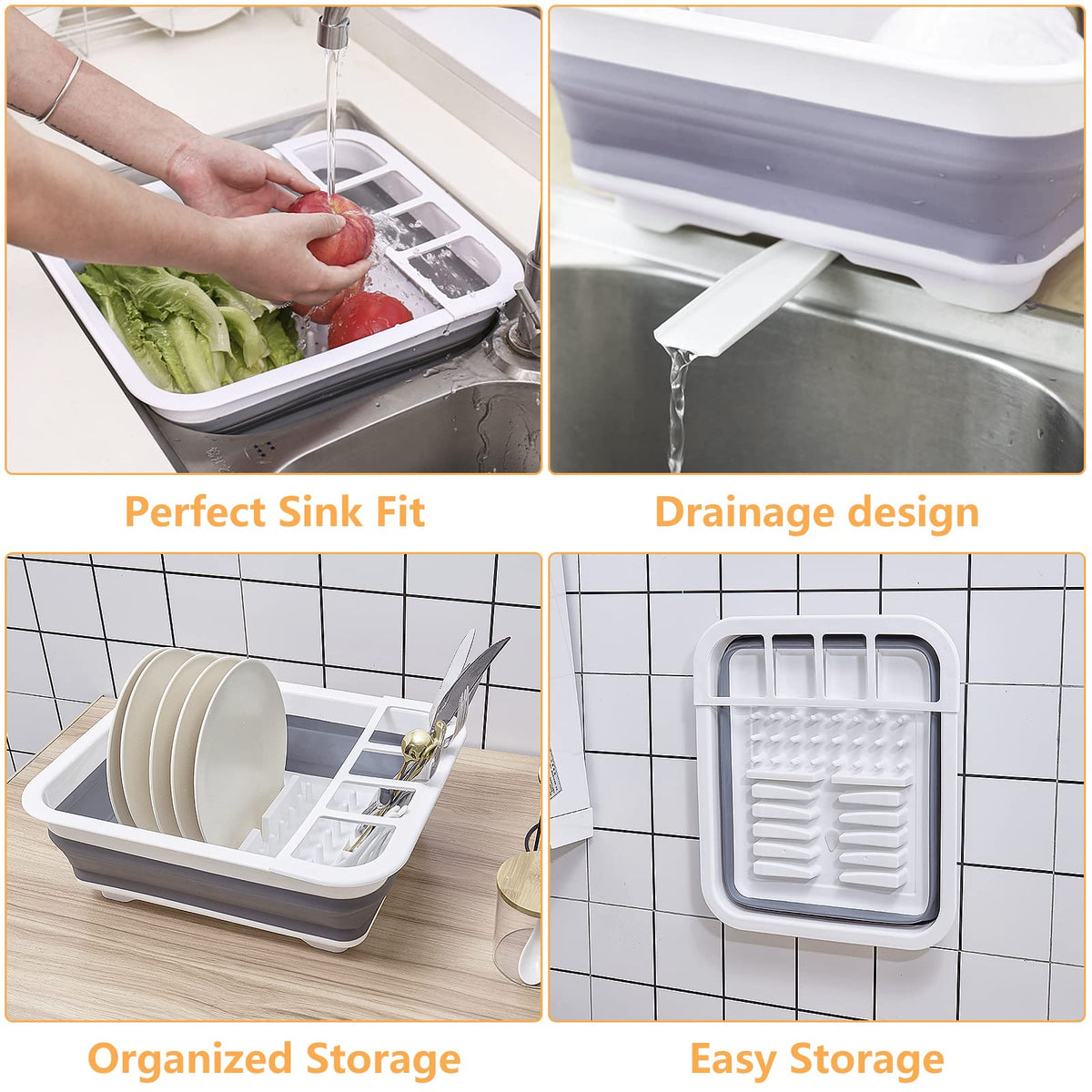 Goderewild 360-degree swivel drain directs water into the sink for cleanliness.