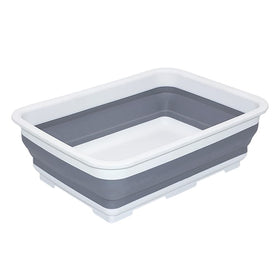 Goderewild collapsible dish pan 10L front view shows compact capacity for small kitchens.
