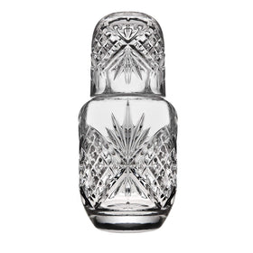 Godinger bedside night carafe with cup keeps water within reach for midnight refreshment.