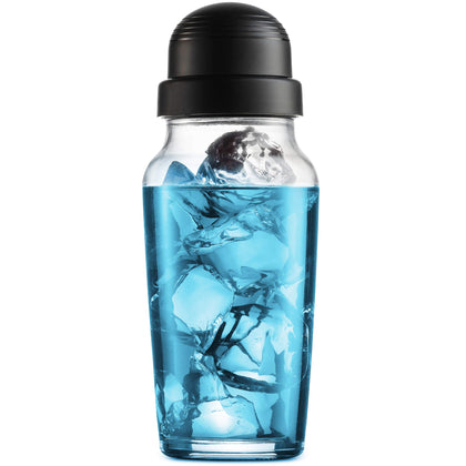 Godinger cocktail shaker 19oz with built-in strainer for leak-free mixing