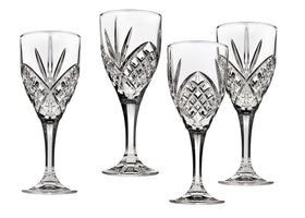 Godinger Dublin crystal wine glass set of 4 showcasing timeless barware