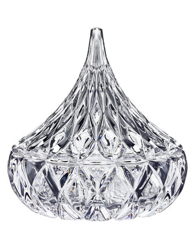 Godinger Hershey Candy Dish with lid glows crystal clear for elegant entertaining.