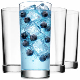 Godinger highball glass with Italian craftsmanship offering stable pours