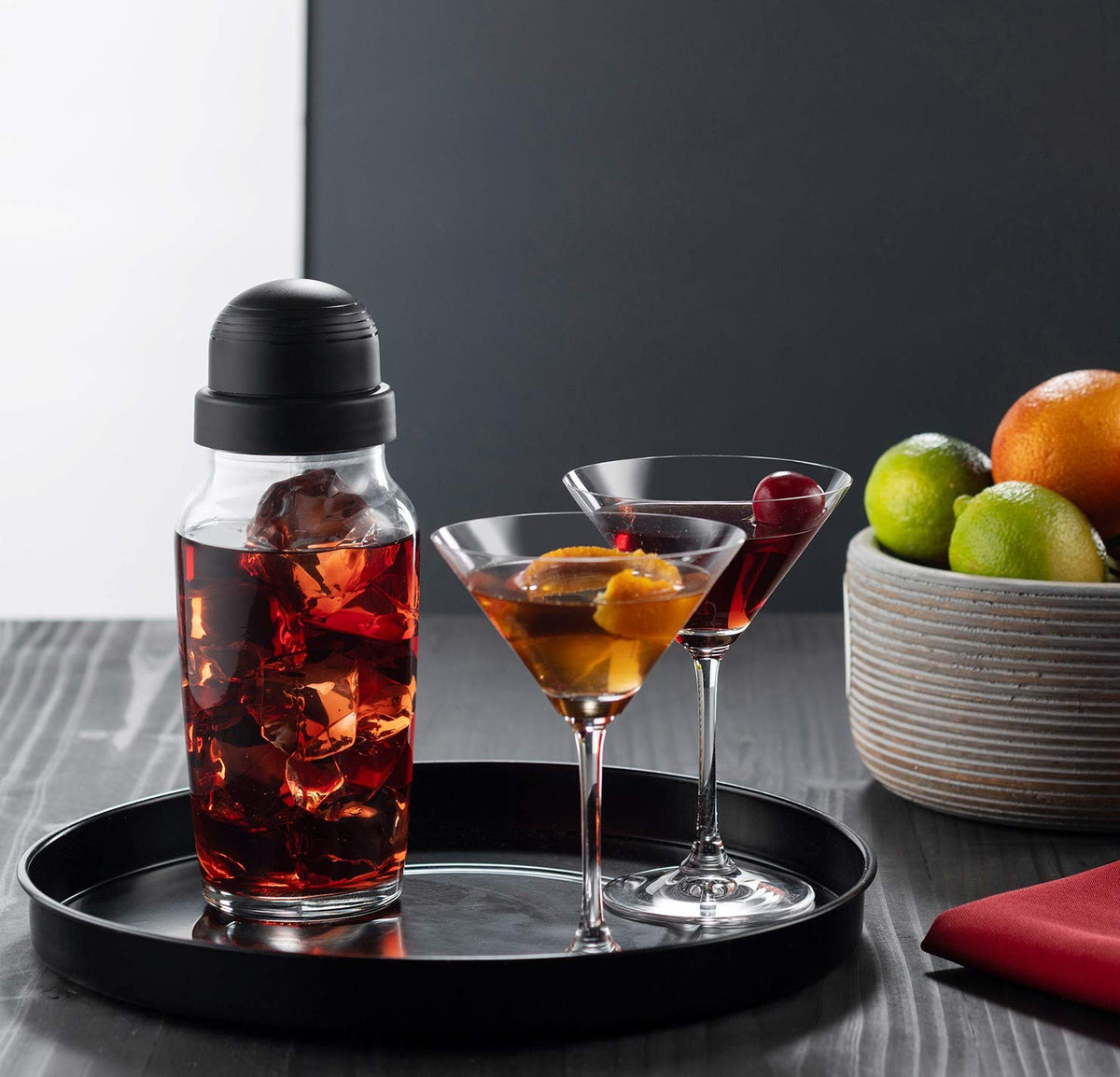 Godinger martini shaker Italian design enhances any home bar