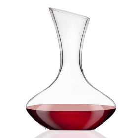 Godinger wine decanter carafe made of lead-free crystal for safe entertaining.