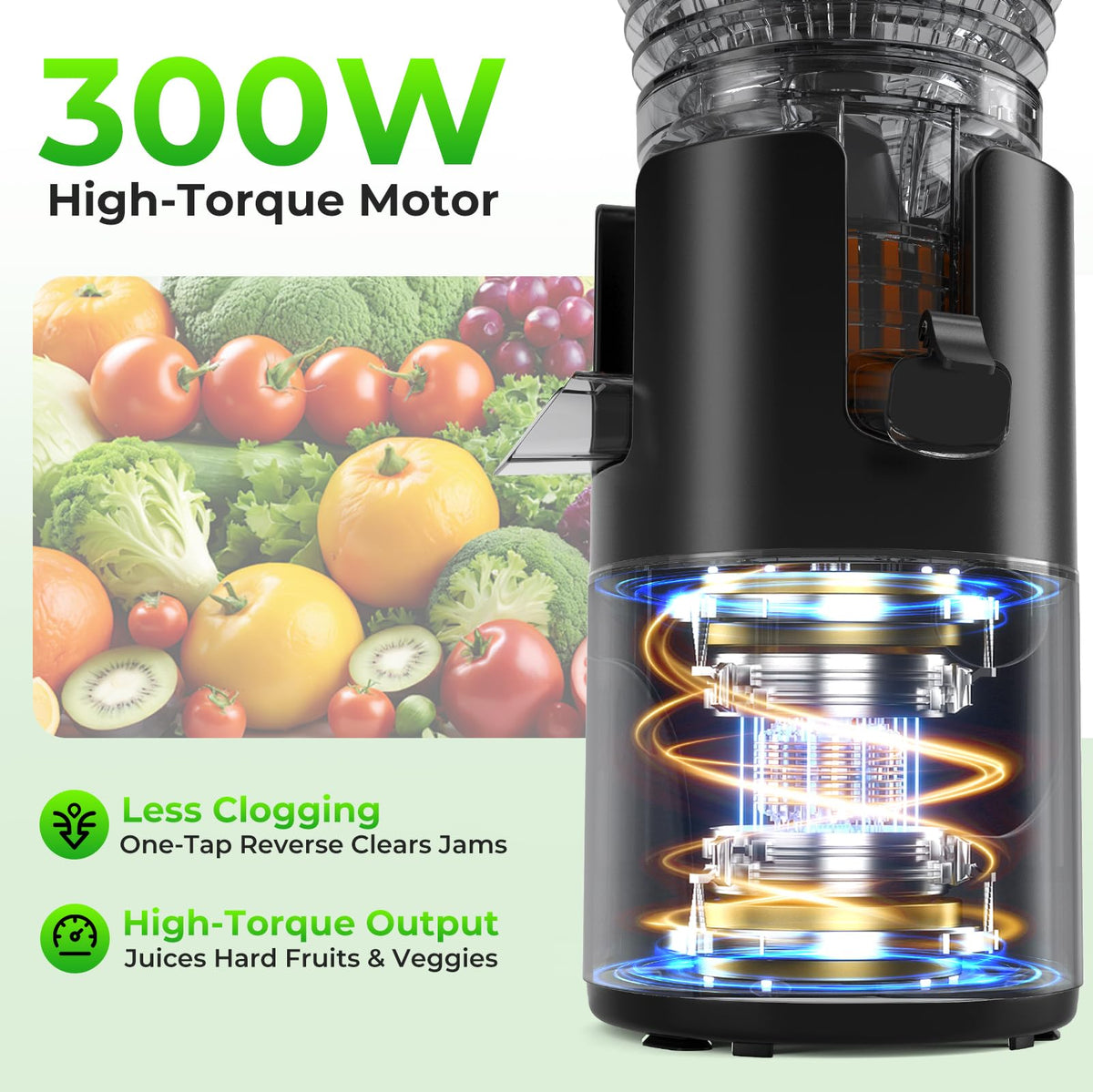 Godspeeds juicer easy-assembly setup simplifies daily use and gifting