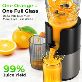 Godspeeds juicer designed for leafy greens extraction and smooth juice