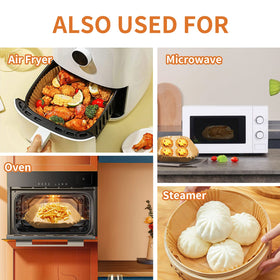 GOFFUGT bowl-shaped liners protect fryer sides from residue