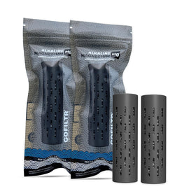 GOFILTR magnesium alkaline infuser in a bottle for mineral rich hydration