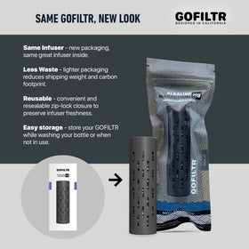 GOFILTR two pack shows long lasting hydration for daily use