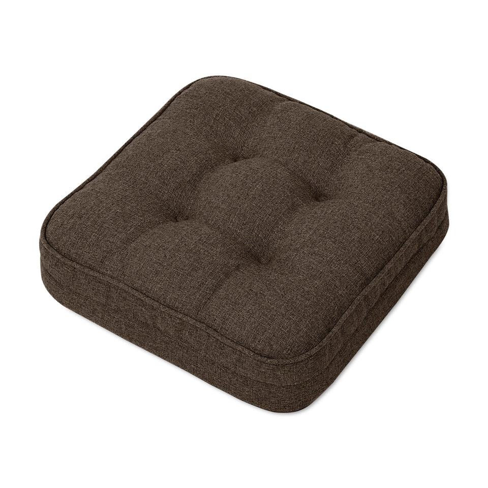 GOFORIT chair cushions with tufted memory foam for plush dining comfort