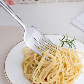 GoGeiLi serving fork with mirror finish adds elegance to any platter.