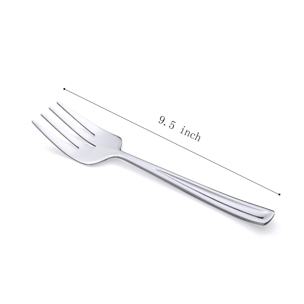 GoGeiLi large forks offer comfortable grip for easy portions at dinners and parties.