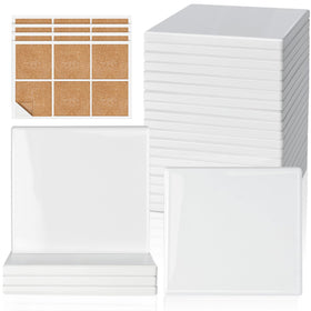 GOH DODD sublimation coasters with double-sided glazed surface for vibrant designs.