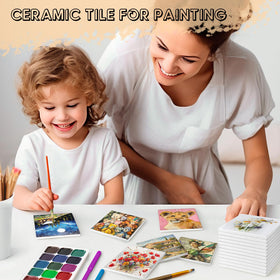 GOH DODD alcohol ink-friendly coaster enabling flowing gradient effects.