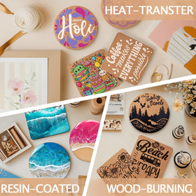 GOH DODD simple design cork coaster complements any table setting.