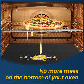Goldeer liner wipe-clean surface makes quick cleanup after roasting effortless.