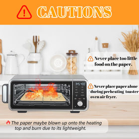 Golden Associate parchment liners help reduce cleanup after cooking