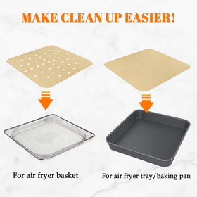 Golden Associate unperforated parchment liners, 65 pieces, versatile for baking