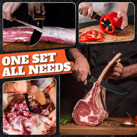 Golden Bird boning knife designed for precise meat separation.
