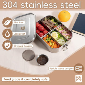 GOLDEN KEY 47QZ leak-proof seal keeps sauces contained during commuting