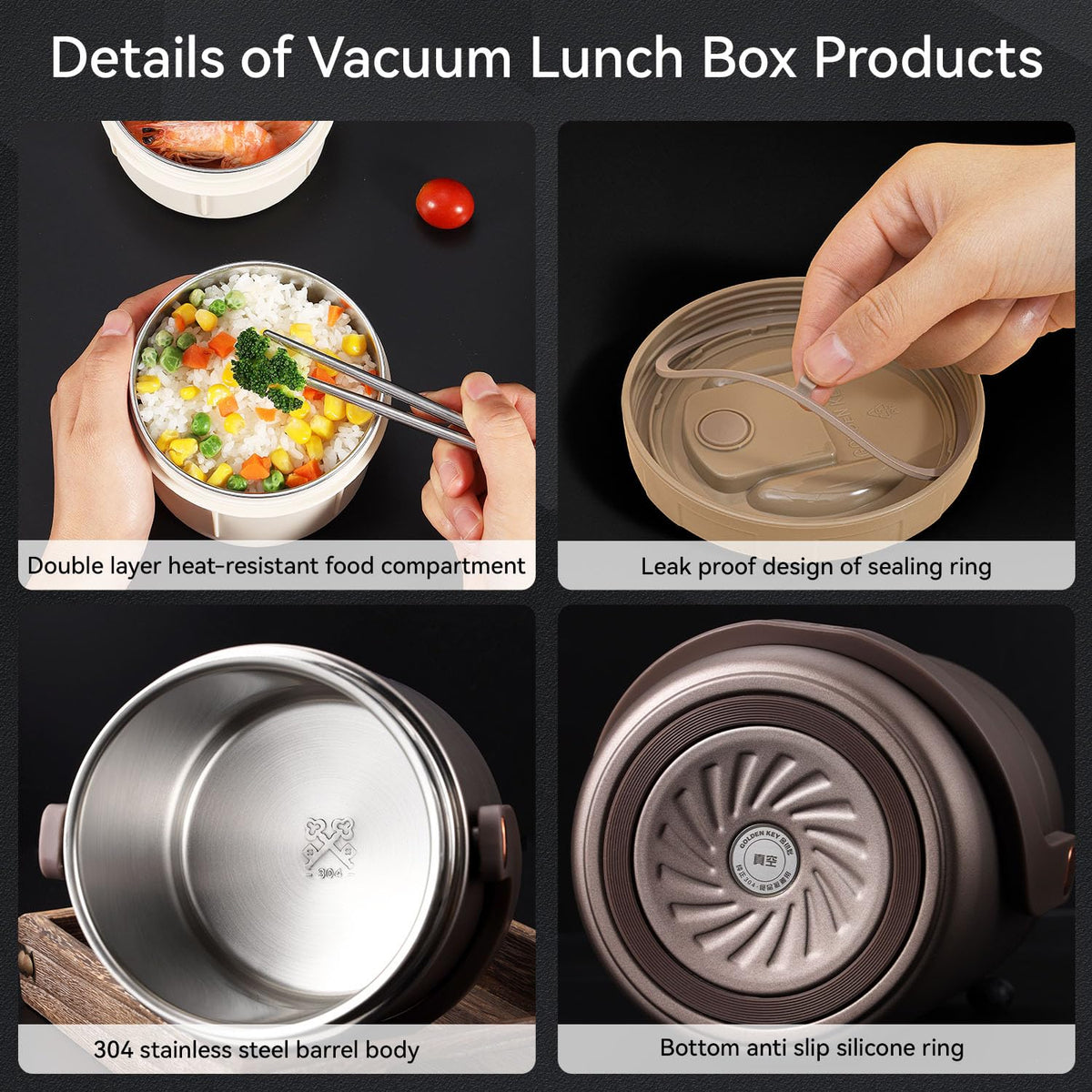Golden Key wide-mouth design enables easy filling and thorough cleaning.