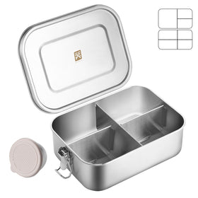 GOLDEN KEY leak-proof lunch box with closed lid for mess-free lunches on the go