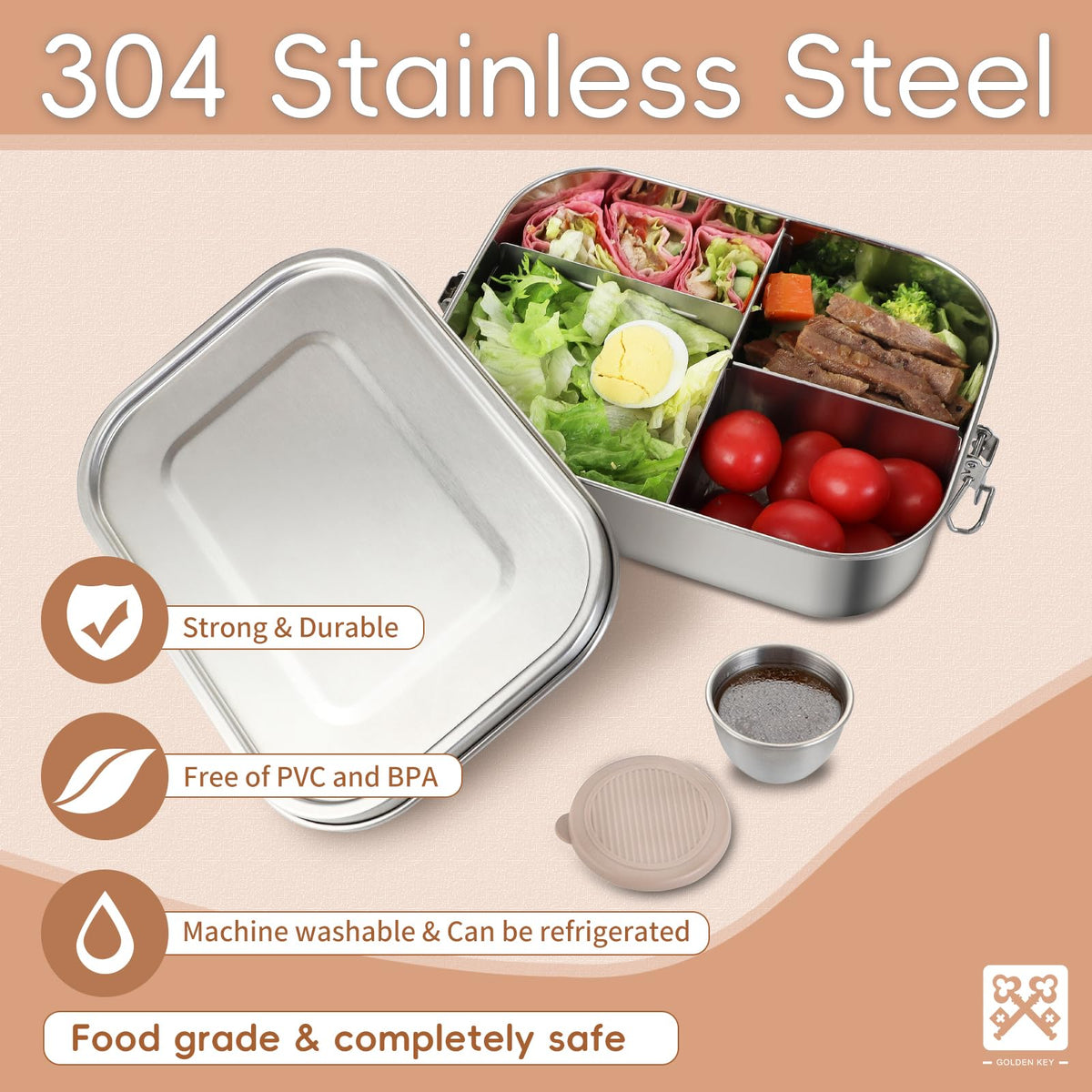GOLDEN KEY removable partition lets you customize portions