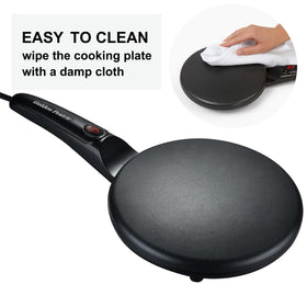 Golden Prairie auto temperature control prevents overheating during cooking
