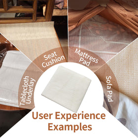 Goldenpasinee multi-purpose anti-slip pad for rugs, cushions, and furniture.