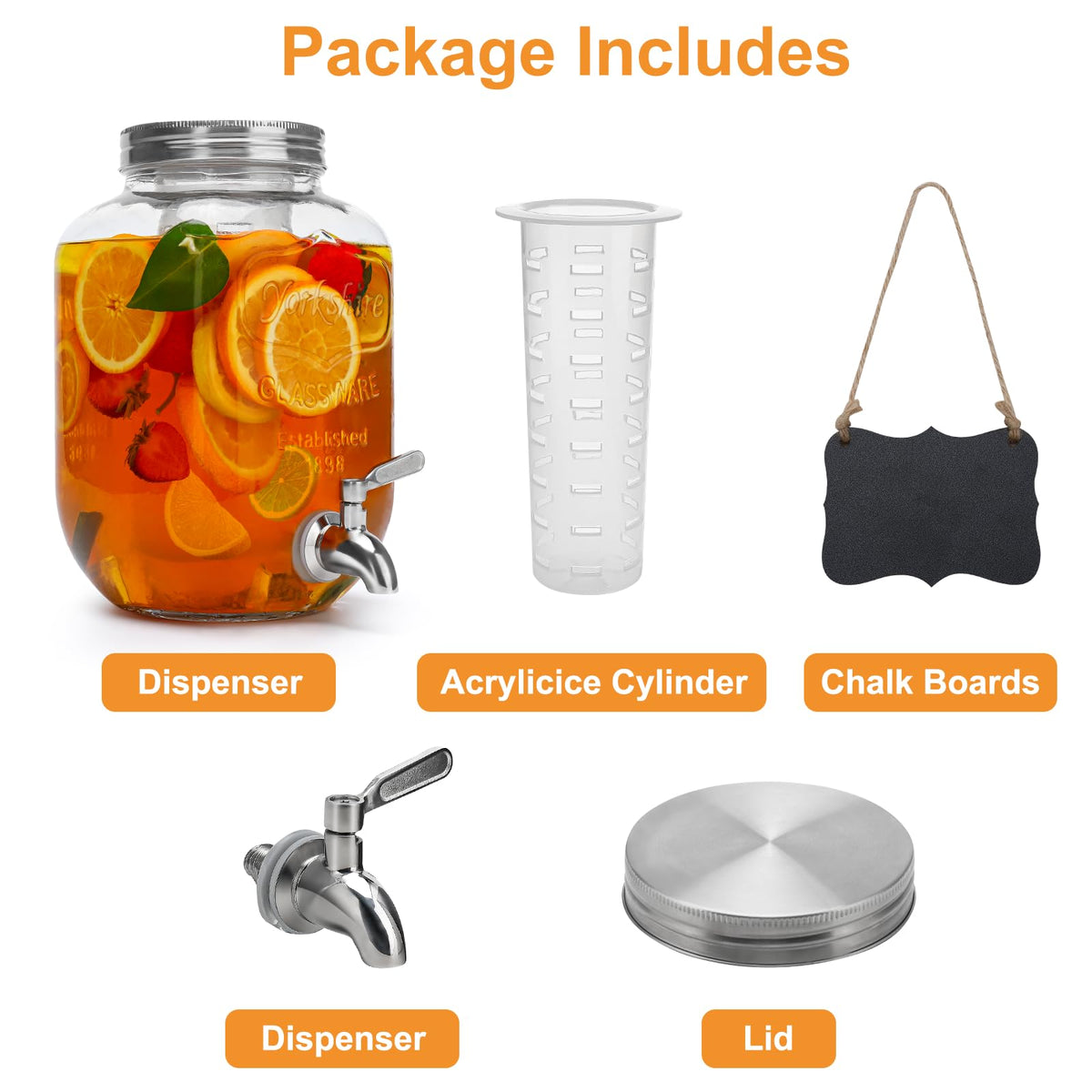 Goldfishwa ice cone accessory helps chill beverages efficiently.