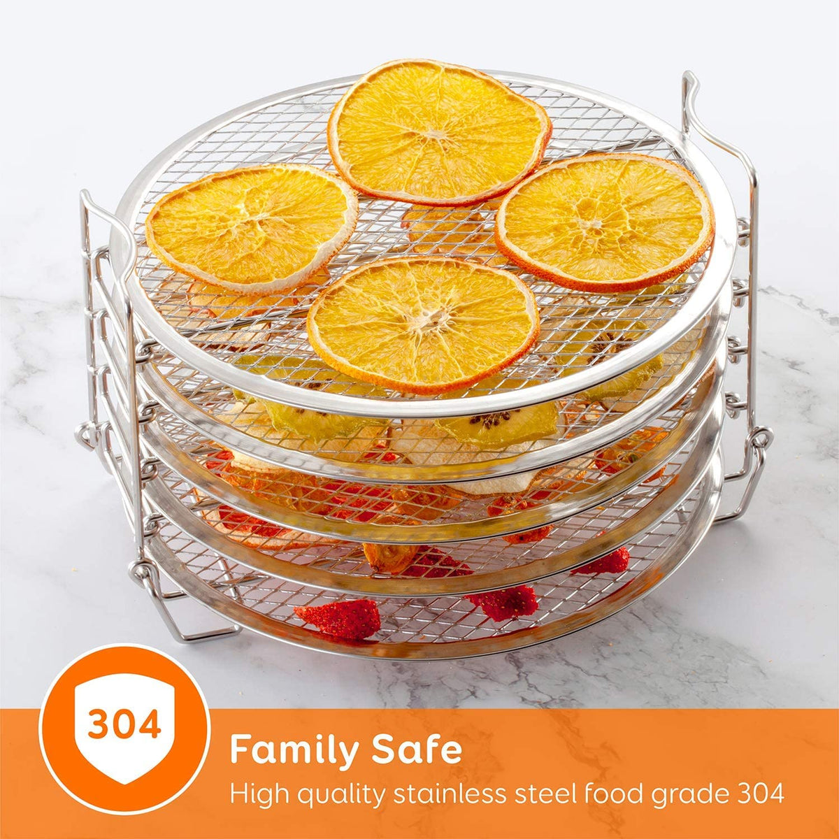 Goldlion Dehydrator Rack with burr-free edges for safe handling.
