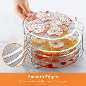 Goldlion Dehydrator Rack is dishwasher safe for easy cleanup.