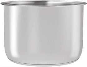Goldlion stainless steel Ninja 8qt inner pot, side view, durable construction.