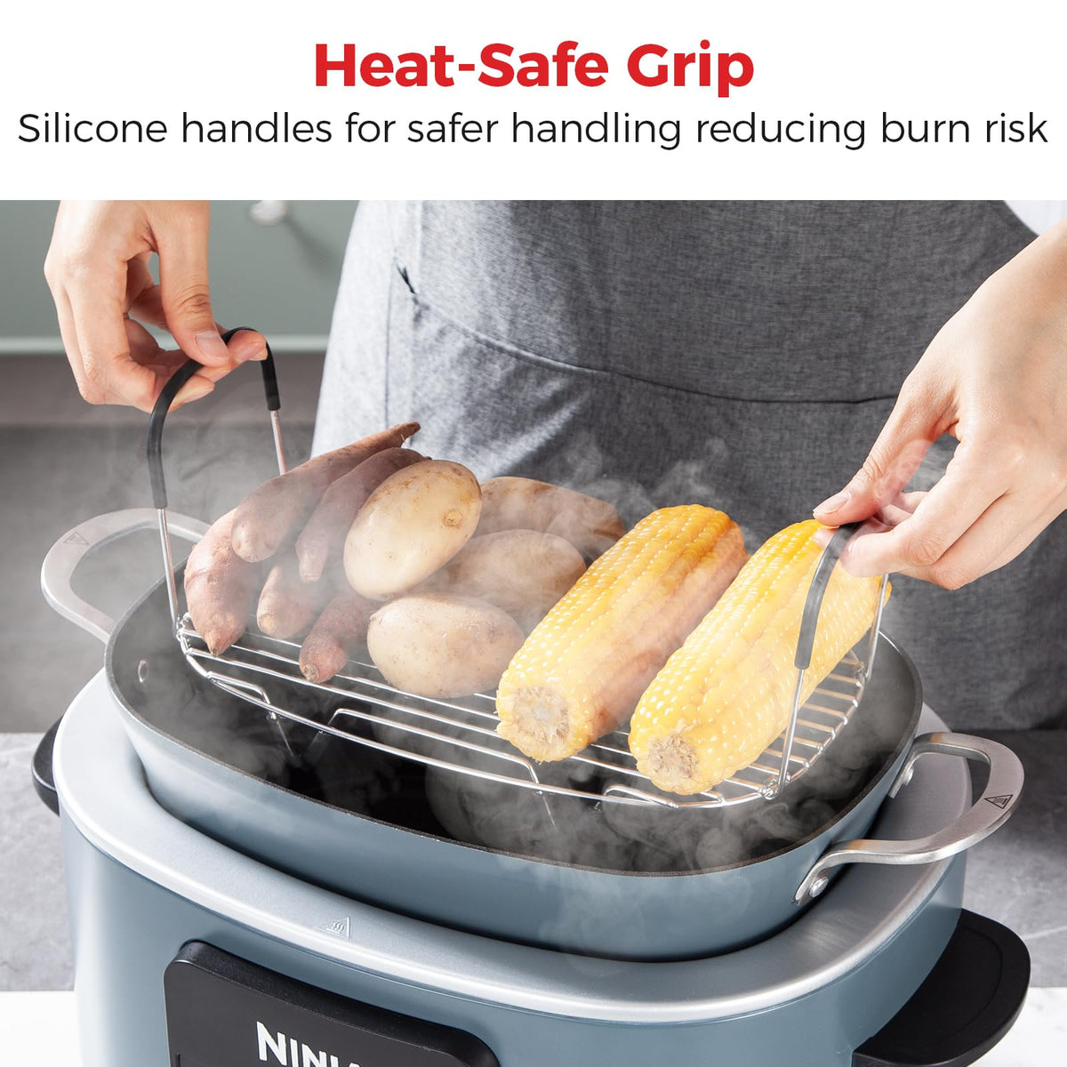 Goldlion silicone-protected feet ensure safe placement.