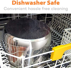 Goldlion stainless steel insert compatible with Ninja Foodi for versatile cooking.