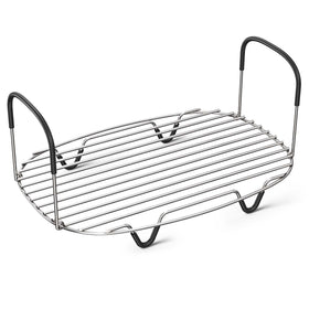 Goldlion steam and roast rack for Ninja Crockpot with silicone feet.