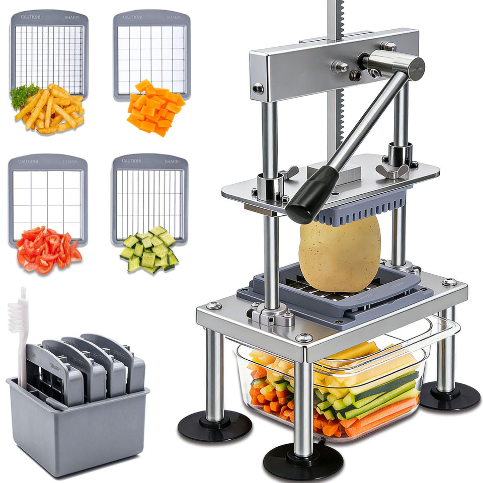 Goldtree French Fry Cutter full assembly for rapid prep and durability.